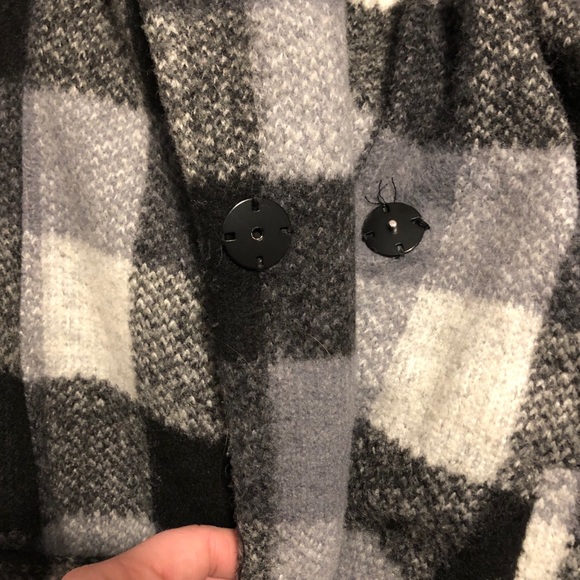 Plaid Wrap Jacket - Picture 4 of 4